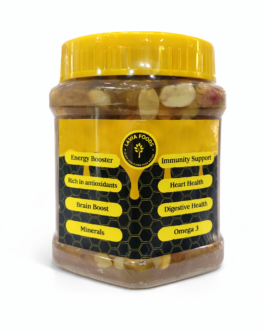 Lawa Foods Nuts Honey 500g | Pure Honey with Dry Fruits | Pakistan